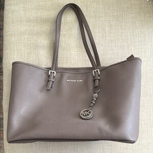Michael Kors Taupe Tote Bag